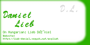 daniel lieb business card